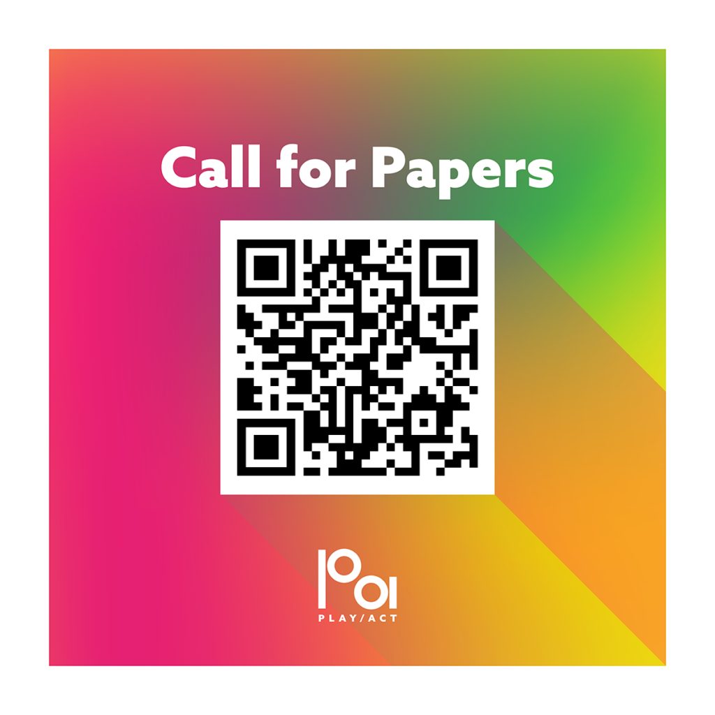 QR call for papers PlayAct